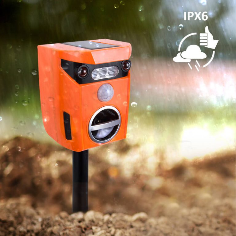 Squirrel Deterrent Scarecrow Ultrasonic Animal RepellerChina Factory