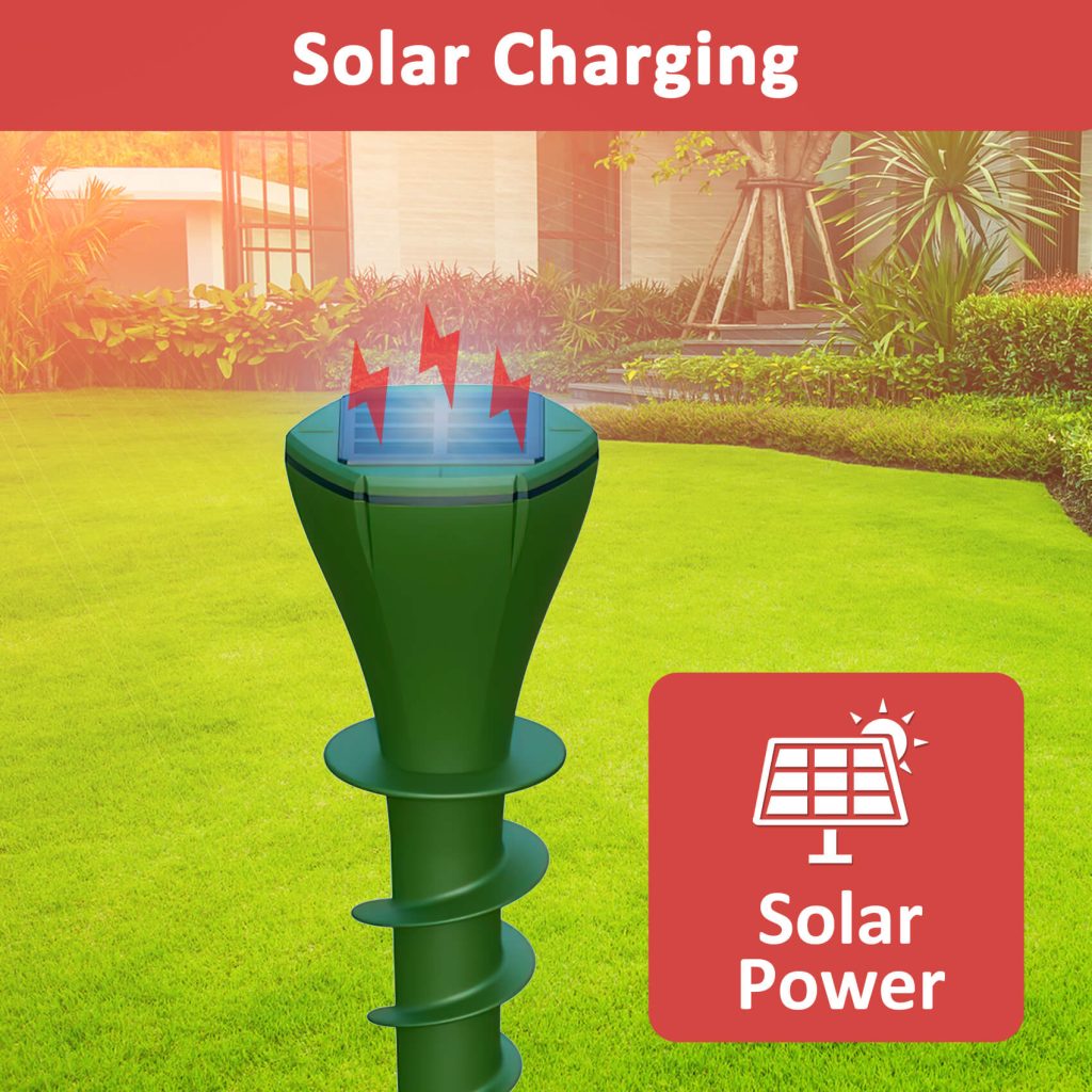 Sonic Mole Repeller Screw Design-5