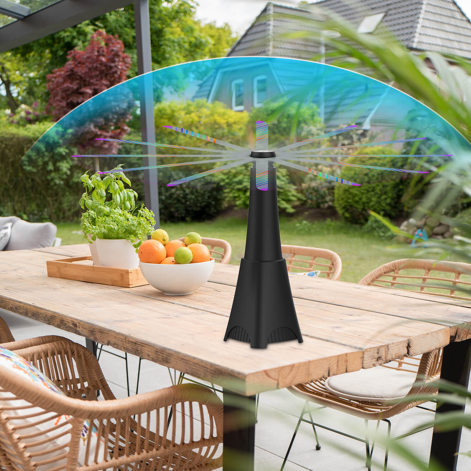 Fly Repellent Fan ( AR27 Black) xpest