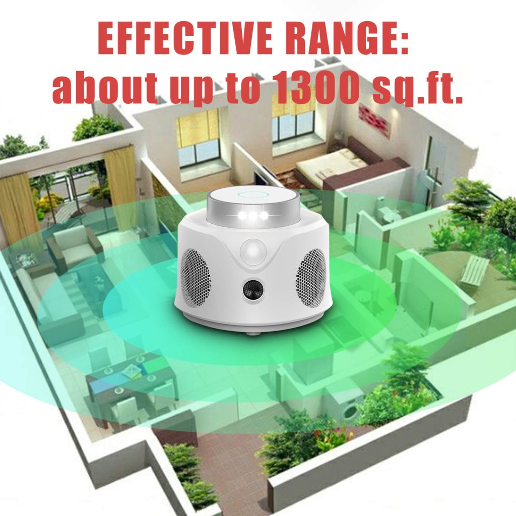 Ultraosnic pest repeller with PIR Sensor-4