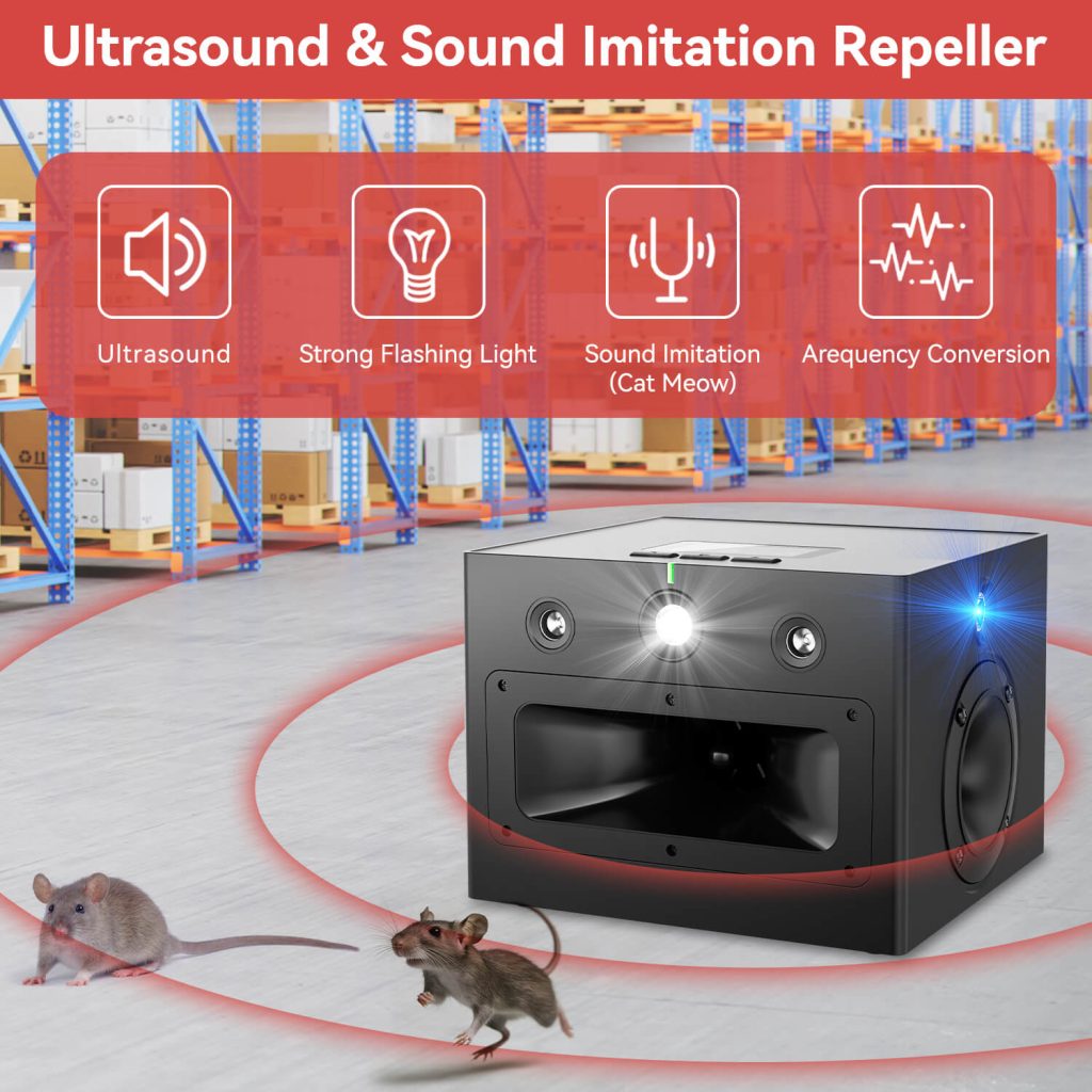 High Power Ultrasonic Rodent Repeller-2