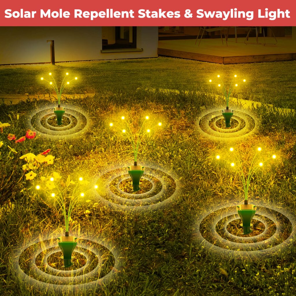 Solar Mole and Groundhog Repellent-2