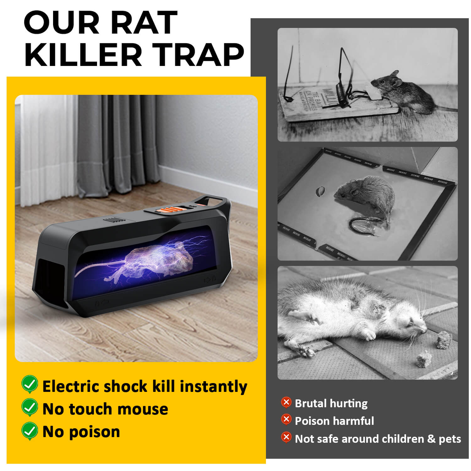 Electric Mouse Catcher（MK03） - x-pest