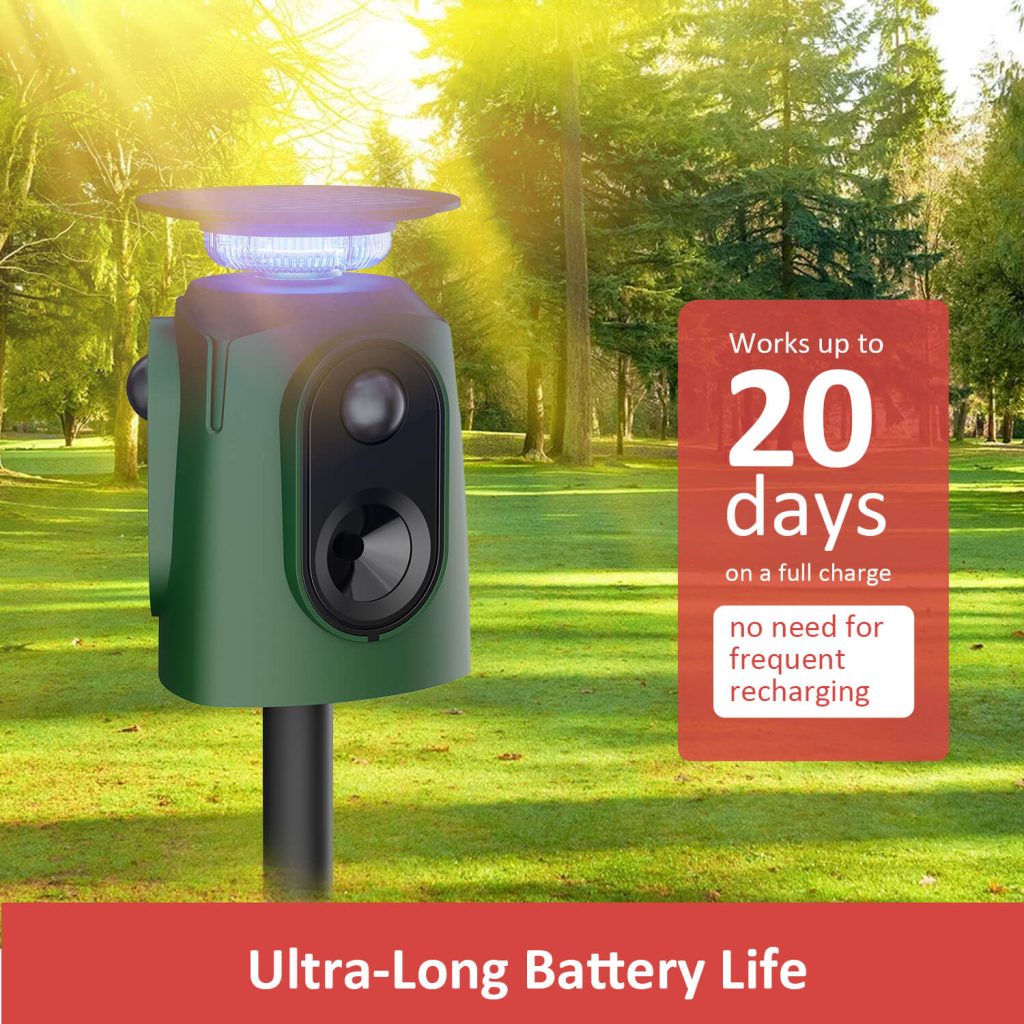 360° Motion Activated Animal Deterrent-11