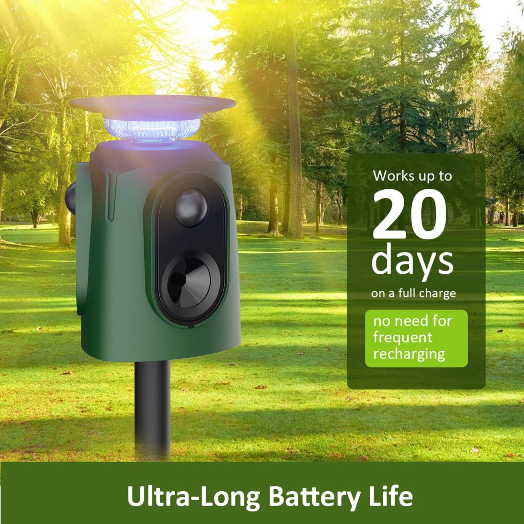 360° Motion Activated Animal Deterrent-25