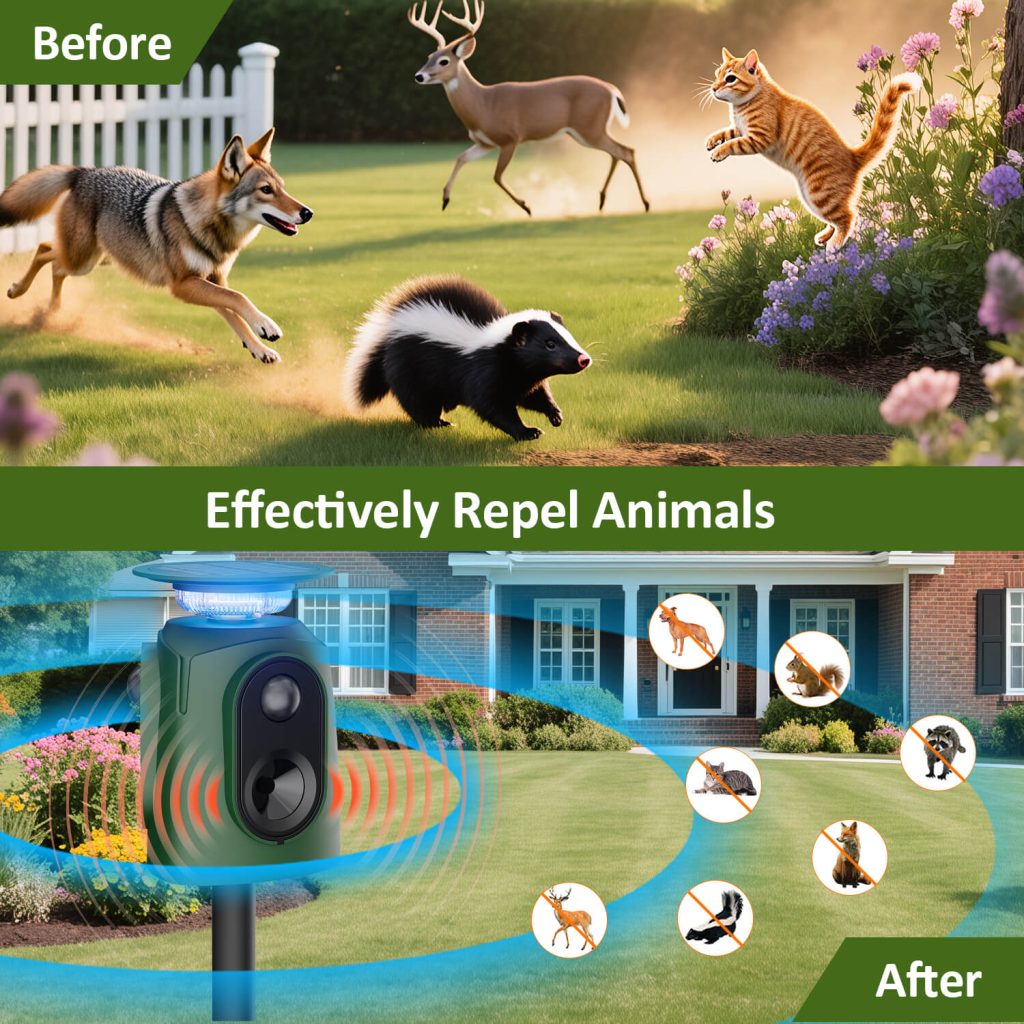 360° Motion Activated Animal Deterrent-5