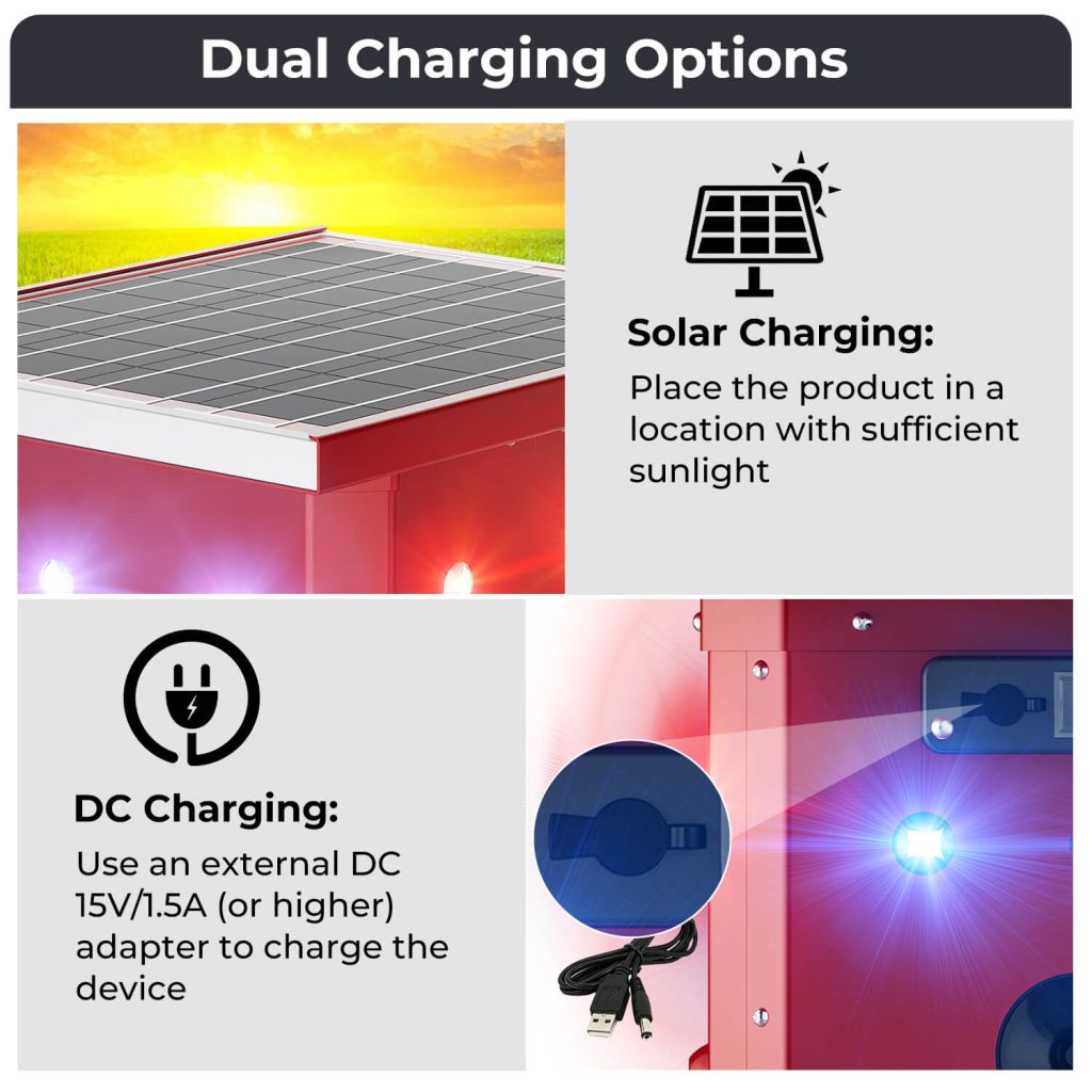 Smart Solar Bird Repeller-4